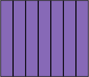 Violet Rectangle Fraction 7:7