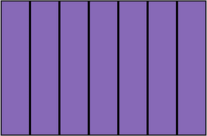 Violet Rectangle Fraction 7:7