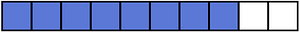 Ultramarine Rectangle Fraction 8:10