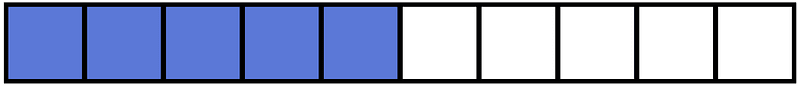 Ultramarine Rectangle Fraction 5:10