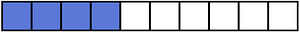 Ultramarine Rectangle Fraction 4:10