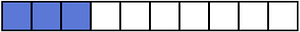 Ultramarine Rectangle Fraction 3:10