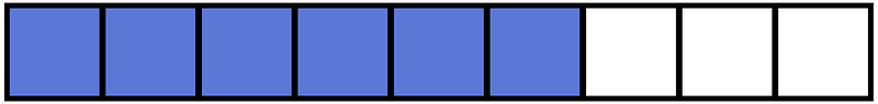 Ultramarine Rectangle Fraction 6:9