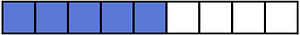 Ultramarine Rectangle Fraction 5:9
