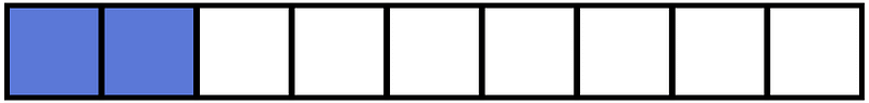 Ultramarine Rectangle Fraction 2:9