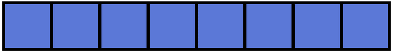 Ultramarine Rectangle Fraction 8:8