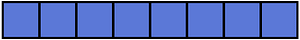 Ultramarine Rectangle Fraction 8:8