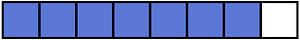 Ultramarine Rectangle Fraction 7:8