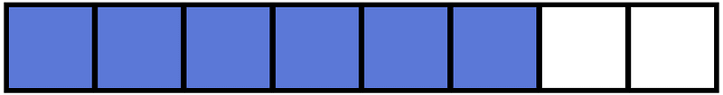 Ultramarine Rectangle Fraction 6:8
