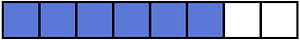 Ultramarine Rectangle Fraction 6:8