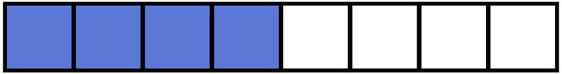 Ultramarine Rectangle Fraction 4:8