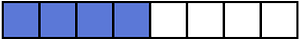 Ultramarine Rectangle Fraction 4:8