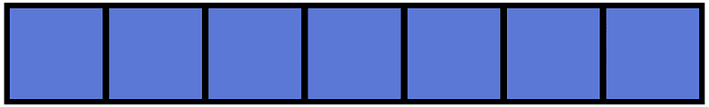Ultramarine Rectangle Fraction 7:7
