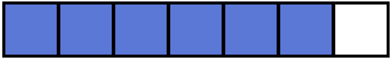 Ultramarine Rectangle Fraction 6:7
