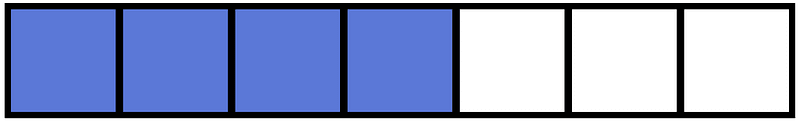 Ultramarine Rectangle Fraction 4:7
