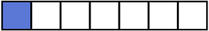 Ultramarine Rectangle Fraction 1:7