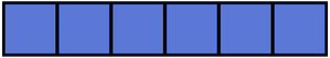 Ultramarine Rectangle Fraction 6:6