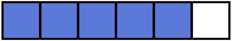 Ultramarine Rectangle Fraction 5:6