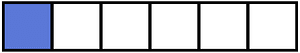 Ultramarine Rectangle Fraction 1:6