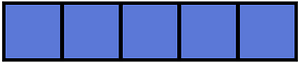 Ultramarine Rectangle Fraction 5:5