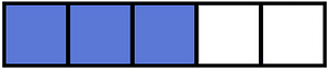 Ultramarine Rectangle Fraction 3:5