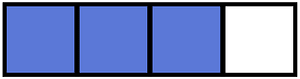 Ultramarine Rectangle Fraction 3:4