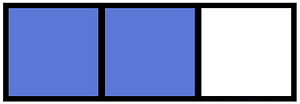 Ultramarine Rectangle Fraction 2:3