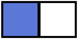 Ultramarine Rectangle Fraction 1:2