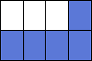 Ultramarine Rectangle Fraction 5:8