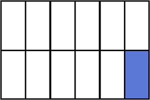 Ultramarine Rectangle Fraction 1:12