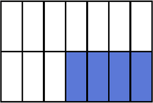 Ultramarine Rectangle Fraction 4:14