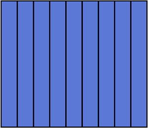 Ultramarine Rectangle Fraction 9:9