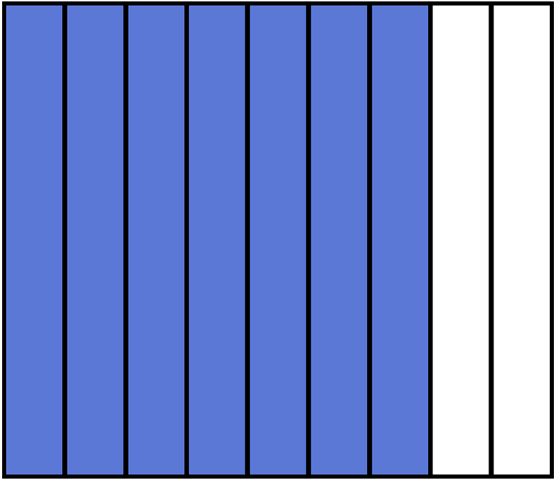 Ultramarine Rectangle Fraction 7:9