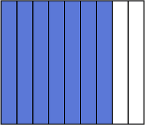 Ultramarine Rectangle Fraction 7:9