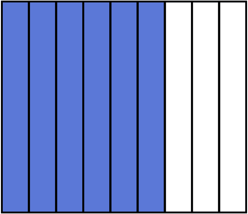 Ultramarine Rectangle Fraction 6:9
