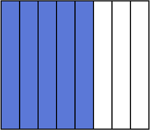 Ultramarine Rectangle Fraction 5:8