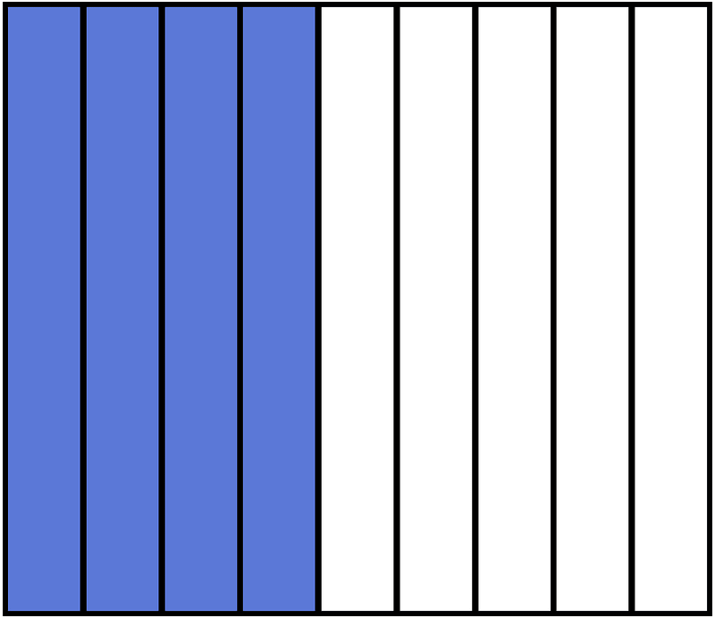 Ultramarine Rectangle Fraction 4:9