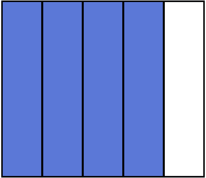 Ultramarine Rectangle Fraction 4:5