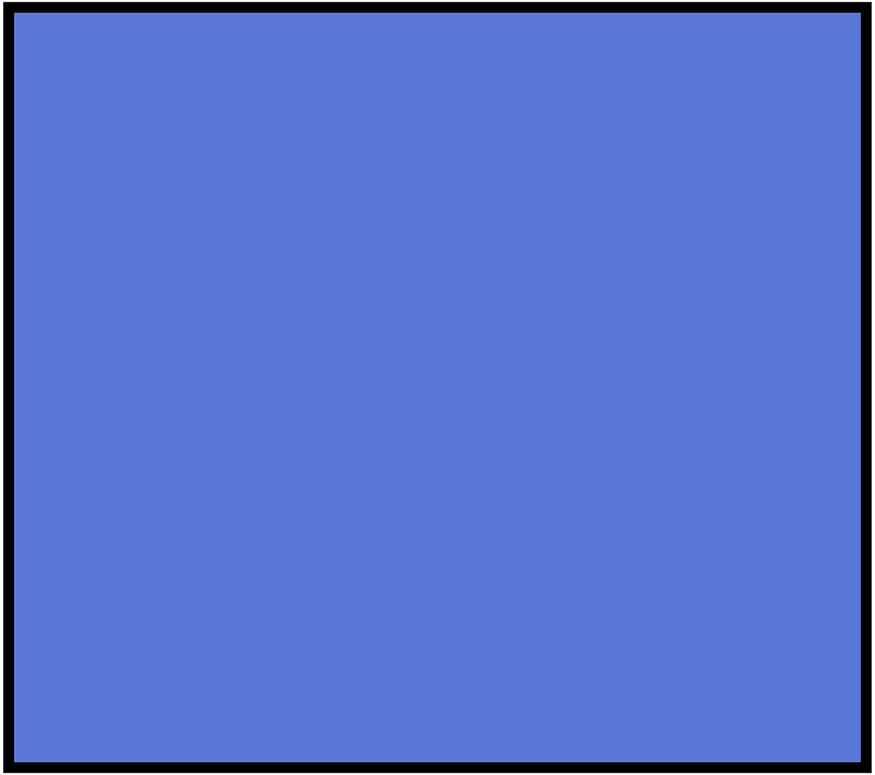 Ultramarine Rectangle Fraction 1:1