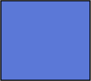 Ultramarine Rectangle Fraction 1:1