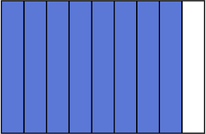 Ultramarine Rectangle Fraction 8:9