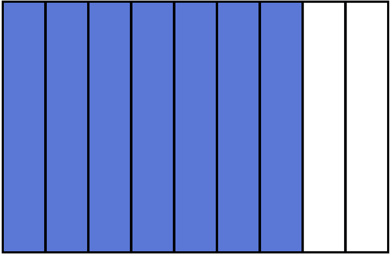 Ultramarine Rectangle Fraction 7:9