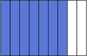 Ultramarine Rectangle Fraction 7:9