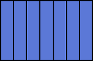 Ultramarine Rectangle Fraction 7:7