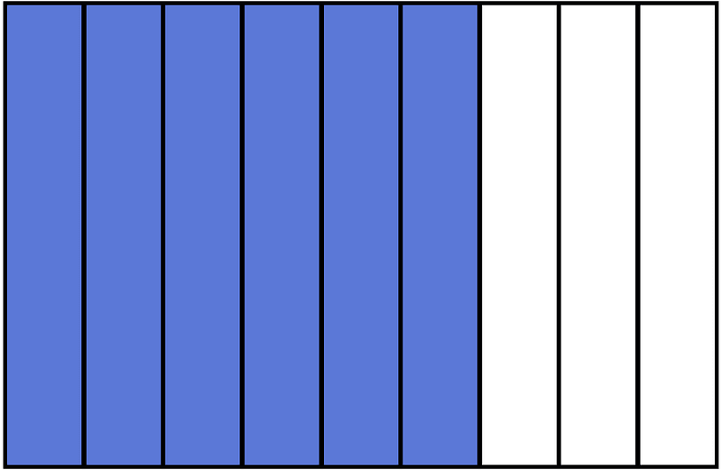 Ultramarine Rectangle Fraction 6:9