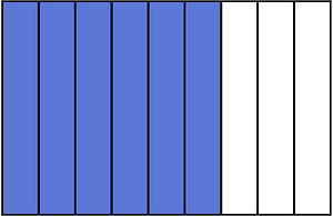 Ultramarine Rectangle Fraction 6:9