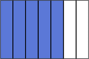 Ultramarine Rectangle Fraction 5:7