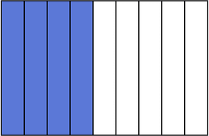 Ultramarine Rectangle Fraction 4:9