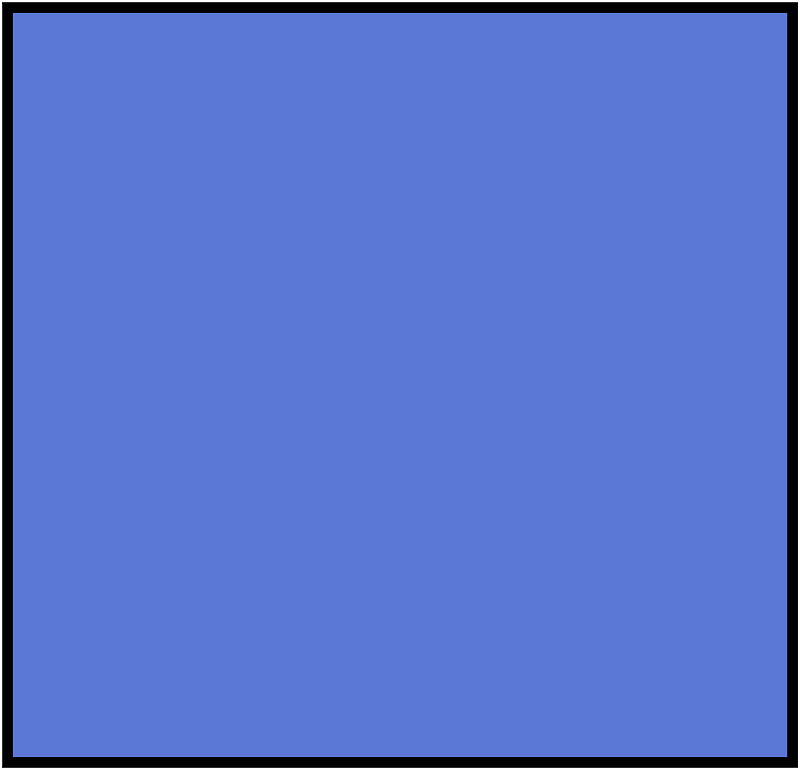 Ultramarine Rectangle Fraction 1:1