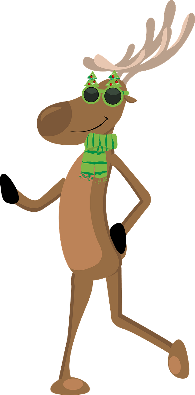 Fashionable deer